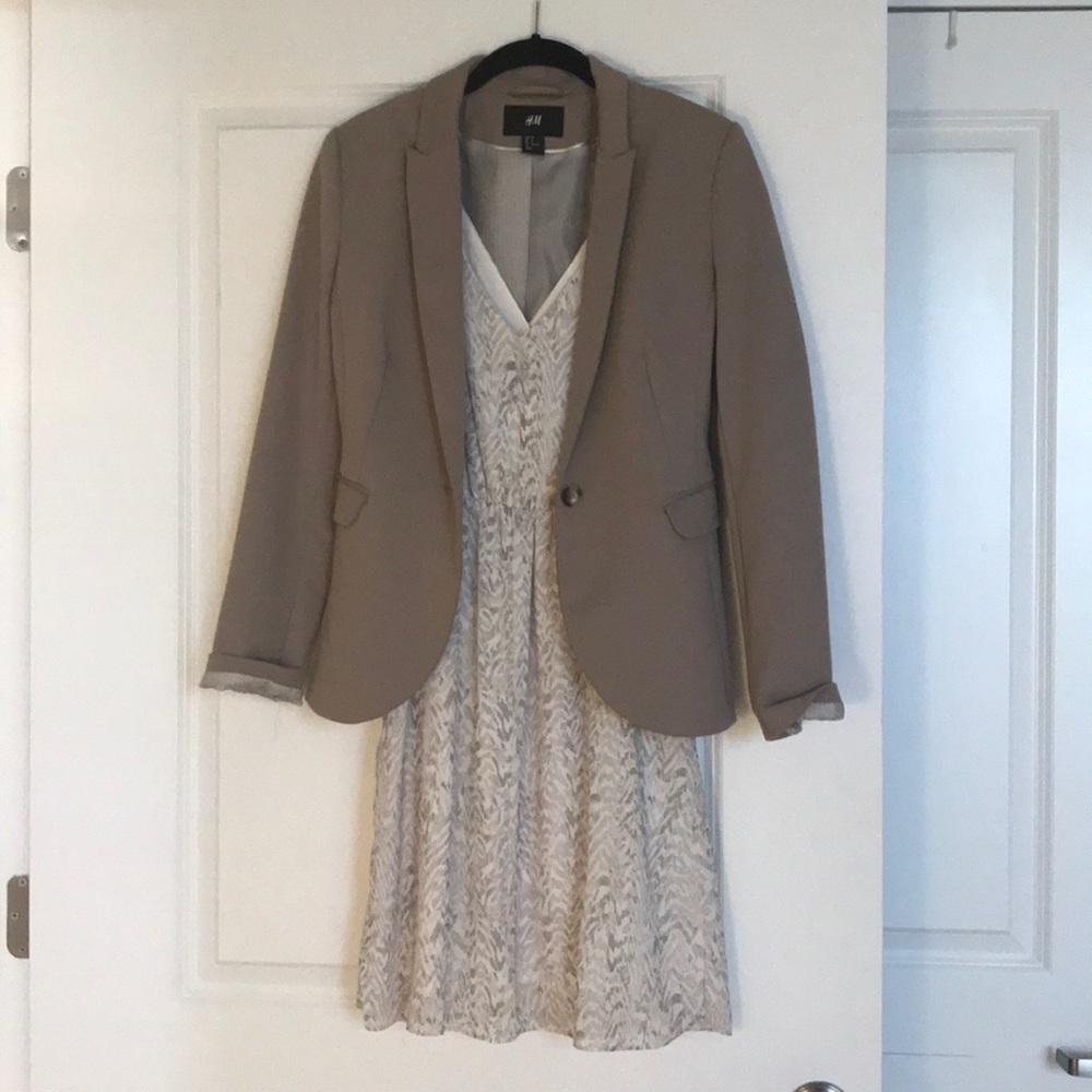 Dress and blazer
